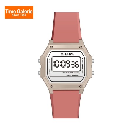 BUM Lady BUMWBM03207 Pink Strap Digital Quartz Watch BUM Lady BUMWBM03207 Pink Strap Digital Quartz Watch